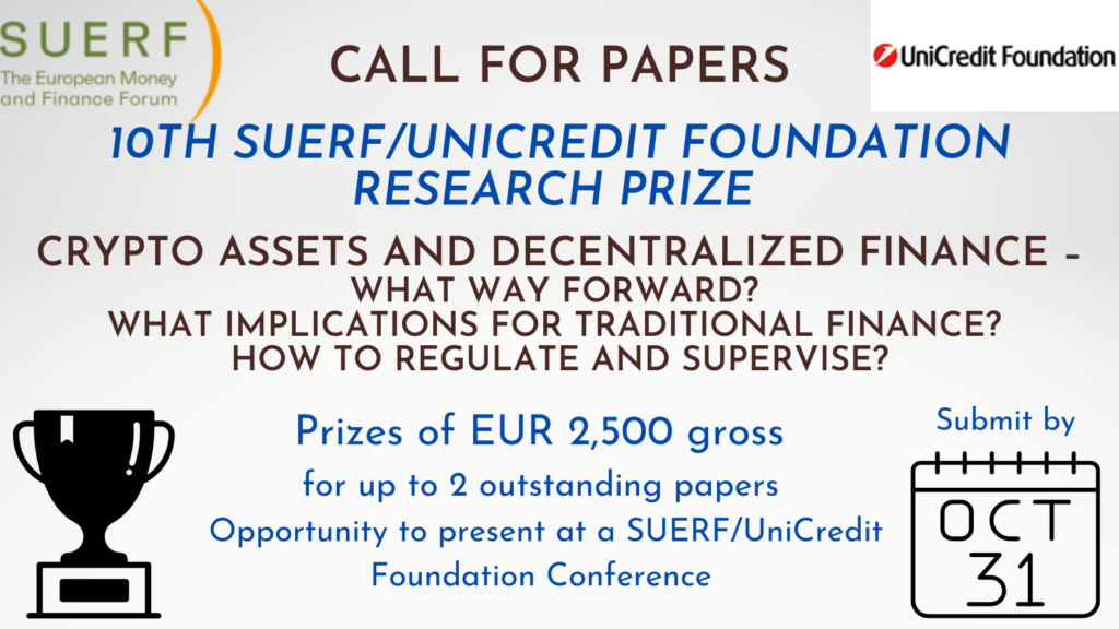SUERF/UniCredit Foundation Research Prize