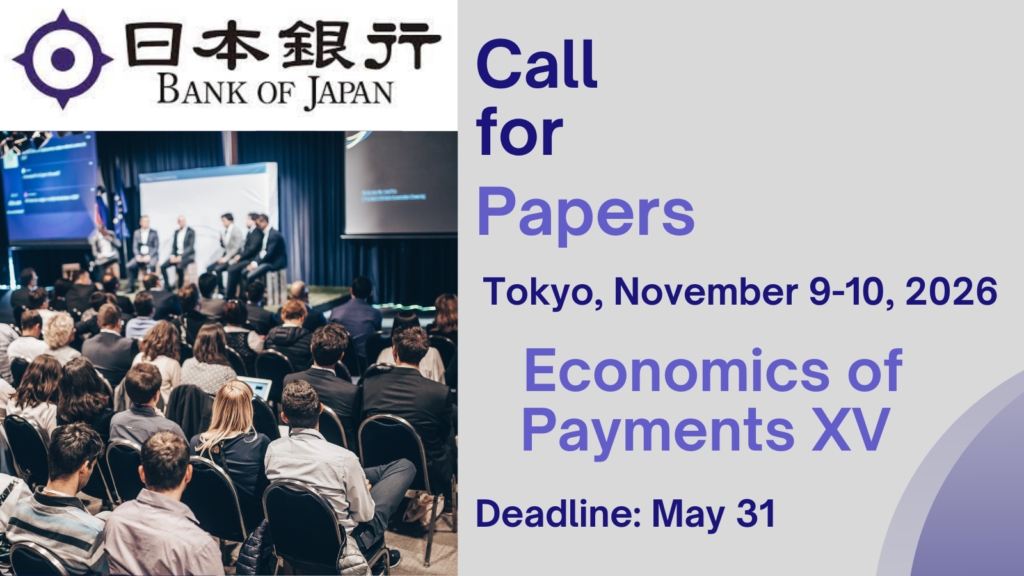 CFP: Economics of Payments XV Conference (Bank of Japan)